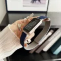 Cinturino di ricambio magnetico in silicone per smartwatch, comodo per sport e uso quotidiano. - Apple 38/40/41mm [S10 42mm] / Blu notte grigio