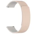 Cinturino per orologio magnetico in silicone con venature di legno rosa compatibile smartwatch. - Apple 38/40/41mm [S10 42mm] / Tè al latte bianco roccia
