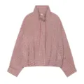 Red and white gingham plaid jacket detail, casual stand-up collar design, soft cotton fabric view - S / Tops / Rose Red (Red White Plaid)