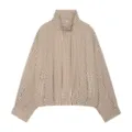Women autumn casual stand collar brown gingham plaid loose short jacket outerwear - S / Tops / Camel (Brown White Plaid)