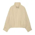 Detailed view of the women casual stand collar plaid jacket in a stylish cropped loose fit design. - S / Tops / Apricot (Khaki Plaid)