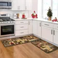 Kitchen floor mat set, rustic bear deer patchwork design, non-slip wear-resistant runner. - 40*60cm / Pattern 4