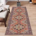 Persian Runner Rug Vintage Style Long Floor Mat for Kitchen Hallway Living Room Floor Decor - 40*120cm / Lanerda