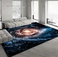 3D Galaxy Space Pattern Living Room Bedroom Rectangular Floor Area Rug Carpet Decor - Universe Planet Series (10)