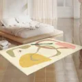 Modern minimalist abstract geometric bedroom rug soft Nordic style living room bedside carpet floor mat - 80*120cm / Wild Creeper