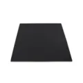 Black non-slip exercise fitness mat floor protection pad for home gym equipment use. - 20*30CM [New Diatomaceous Earth] / Equipment Protection Mat - Pure Black
