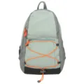Zaino mini grigio-verde minimalista casual, ideale per la scuola e i viaggi quotidiani. - Verde chiaro