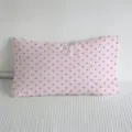 Housse de coussin longue étoile rose style coréen literie simple pour canapé de chambre à coucher - 50x30cm (Sans Noyau) / Rose avec Étoiles Grises (SBZA203502)