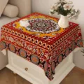 Tovaglia stile bohemien copertura decorativa antipolvere per tavolino e microonde. - Bohémien 06 / 40x40cm
