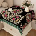Bohemian style tablecloth dustproof coffee table decorative cloth floral ethnic pattern cover - Bohemian 20 / 85x85cm