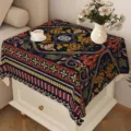 Bohemian style dust-proof tablecloth for small coffee table and nightstand decor use. - Bohemian 21 / 40x40cm