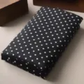 Black and white polka dot fabric for DIY sewing, cute tablecloth or home decor background. - 30x20cm / Black White Polka Dot