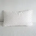 Oreiller long imprimé étoile rose style coréen pour lit de chambre et canapé douillet - 50x30cm (Sans Noyau) / Blanc avec Étoiles Roses (SBZA203504)
