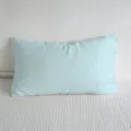 Cojín largo con patrón de estrellas azul claro para sofá cama estilo simple - Azul Claro con Estrellas Blancas (SBZA203508)