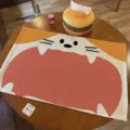 Cute cartoon cat and dog cotton linen placemat for dining table, home dorm room decor. - Fun Cat Dog (GL07)