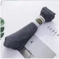 Men thin mid-calf business socks comfortable breathable cotton socks spring summer grey color pair - One Size / Gray