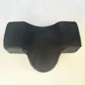 Black eyelash extension neck pillow, ergonomic memory foam beauty pillow for salon use. - Bed Pillow / Black