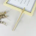 Natural wood pencil for sketching and writing, eco-friendly student stationery item. - HB White Hexagonal Barrel AB2