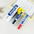 LANCHEN 528 σετ μαρκαδόρος λευκού πίνακα σβήσιμο με μύτη 2.8mm για σχολείο γραφείο. - Κόκκινο