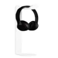 Weißer Acryl Kopfhörer Ständer Halterung für Over-Ear Gaming Headsets Tisch Display Stand. - Transparent