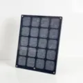 Acryl Abzeichen Display Box staubdichte Broschen Aufbewahrung transparente Medaillen Halter. - Groß 24x30cm / Schwarz
