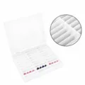 Acryl Nagel Display Box Detailansicht mit internen Fächern und sauberer weißer Oberfläche. - 30er Pack / Weiß