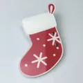 Christmas stocking acrylic eyelash extension palette holder tray for grafting false lashes - Purple Flower Christmas Sock