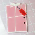 Pink gift box acrylic eyelash extension holder tray for professional salon grafting tools. - Pink Gift Box