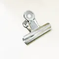 Fermaglio per documenti in metallo in acciaio inossidabile resistente per ufficio. - Clip a Testa Tonda da 7.5cm