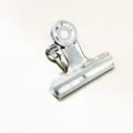 Clip da bulldog in metallo in acciaio inossidabile per documenti d'ufficio e sigillatura. - Clip a Testa Tonda da 6.5cm