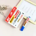 12 Stueck oelbasierte Whiteboard Marker Set abwischbare Stifte Buerobedarf Schreibwaren - Blau