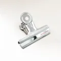 Resistente clip per carta in metallo argentato grande morsetto per ufficio e casa 8.5cm - Clip a Testa Tonda da 8.5cm