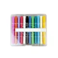 Colorful acrylic marker set with clear storage box, washable art pens for kids and students - 24 Colors