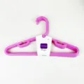 Roze kunststof kinderkleerhangers met antislip inkepingen, duurzame baby kledinghangers 6 stuks - Cartoon Roze