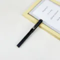 Schwarzer Metall Rollerball Stift Buero Geschenke Schreibwaren elegante Unterschrift. - Schwarz