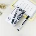 Schwarzes Whiteboard Marker Set 10 Stueck nachfuellbare Trocken abwischbare Stifte fuer Schule Buero. - Schwarz