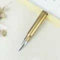 Kreativer kugelschreiber in patronenform metall drehbar schreibwaren geschenk artikel sku - Silber Stil