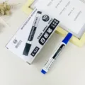 10 Stück Whiteboard Marker nachfüllbare trocken abwischbare Stifte mit blauer Tinte neu - Blau