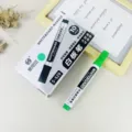 Nachfüllbare Whiteboard-Marker im 10er-Set, leicht abwischbar und flüssig zu schreiben. - Grün