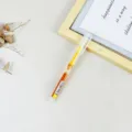 Orangerischer Direktflüssig-Gelschreiber, 0.5mm schnelltrocknender Tintenroller für Notizen. - 0.5mm / Gelb