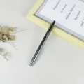 Metall Druckkugelschreiber Buero Werbeartikel Signierstift personalisiertes Logo Design - Grau