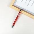 Geschäftsmetall Kugelschreiber rot Büro Schreibwaren Werbegeschenk Schreibstift - Rot