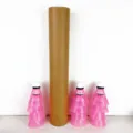 Rosa Nylon Federbälle langlebige Kunststoff Badmintonschälle mit Aufbewahrungsröhre - 12 Stück/Packung / Rosa