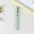 Metall Kugelschreiber glattes Schreiben Büro Unterschriften Stift hellgrün Schreibwaren - Grün mit silbernem Clip