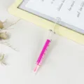 Creatieve spuitvormige markeerstift met roze inkt, leuke en handige kantoorartikelen. - Beitelpunt / Roze