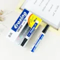 Löscher Whiteboard-Marker Set mit großer Kapazität, glattem Schreiben und leichtem Abwischen. - Schwarz