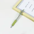 Grüner Gelschreiber 0.5mm einziehbar schwarze Tinte ästhetische Studenten Schreibwaren. - 0.5mm / Grün