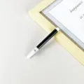 Draagbare zwart-witte aquarel marker pen enkel stuk minimalistisch ontwerp voor kunst. - Zwart