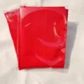 Rotes Halstuch für Kinder Schüler Schule Kindertag Standard einfarbig dreieckig Tuch 1.2m Baumwolle - [Individuelle Verpackung] Normaler Baumwolle / 1M