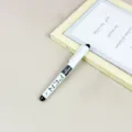 Weißer Direktflüssigkeitsstift Variante, feine Feder Schüler Schreibwaren für glattes Schreiben. - 0.38mm / Schwarz